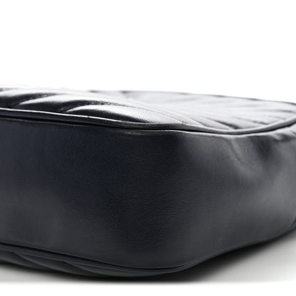 Calfskin Matelasse Monogram Lou Camera Bag Navy