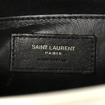 Grain De Poudre Medium Classic Monogram Kate Satchel Crema Soft