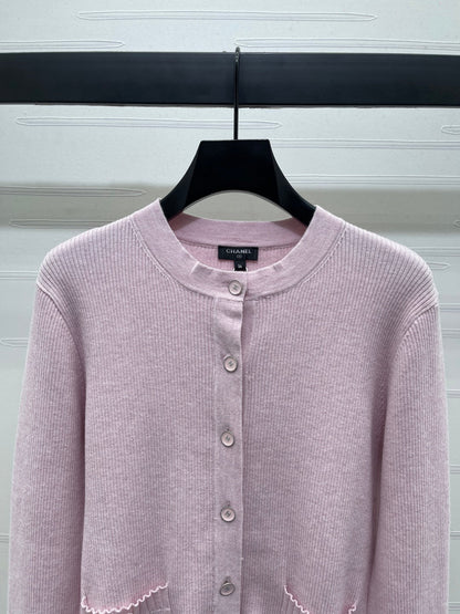 CHANEL WOOL LONG SLEEVE CARDIGAN STYLE 282