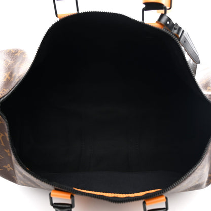 Monogram Macassar Keepall Bandouliere 45 Radiant Sun