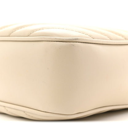 Calfskin Matelasse Monogram Lou Camera Bag Crema Soft