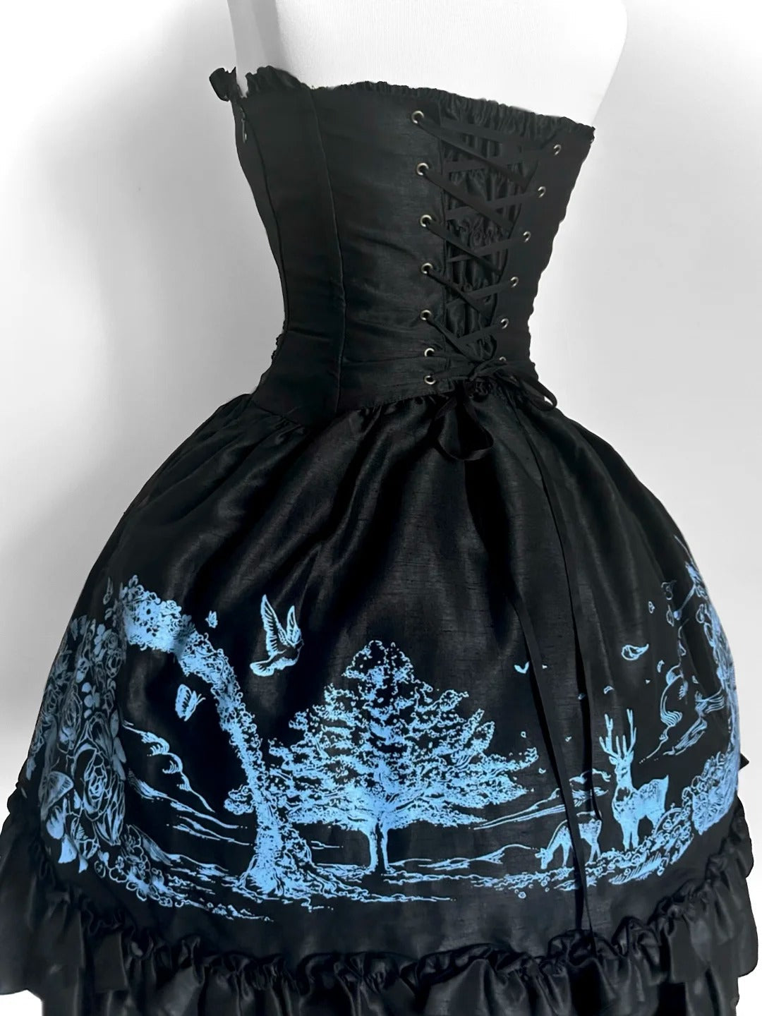 formaldressy-Black princess fashion short chiffon homecoming dress birthday party dress gh5418