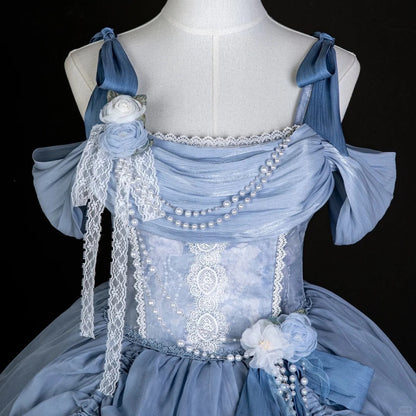 formaldressy-Blue sweet fashion tulle short homecoming dress birthday dress gh5344