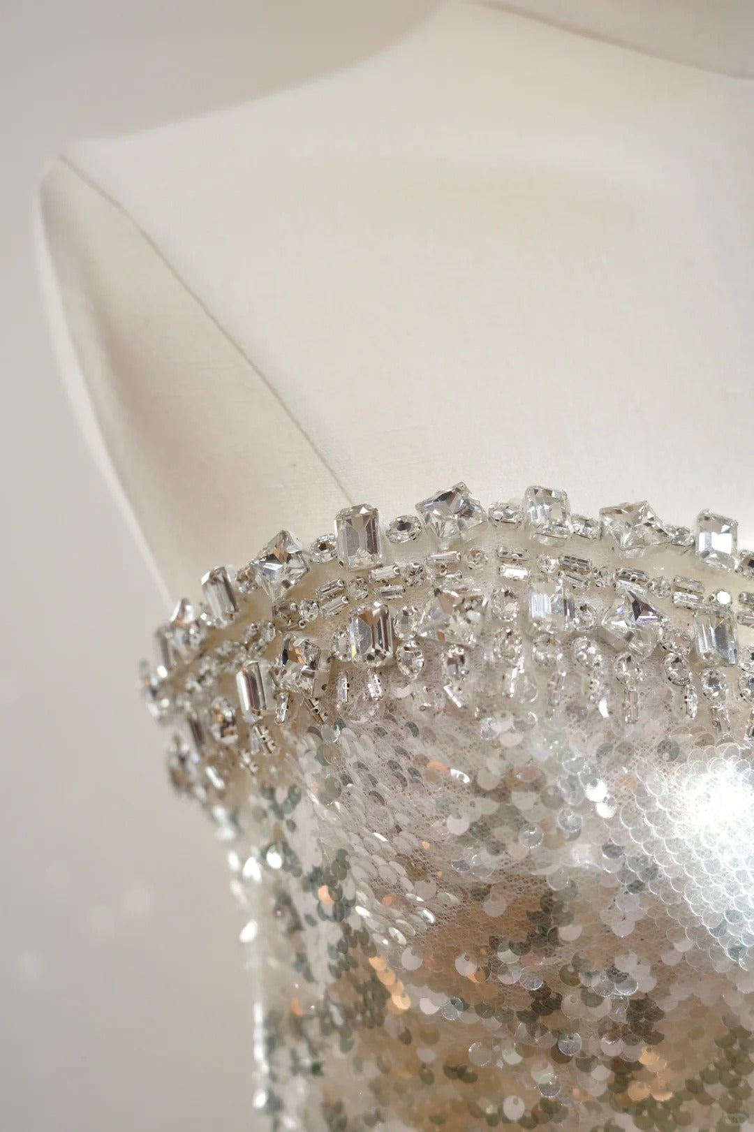 formaldressy-Silver luxury gorgeous crystal sequins shiny long Prom dress evening dress gh5066