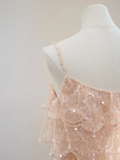 formaldressy-Pink gorgeous sequins shiny short homecoming dress Prom dress evening dress gh5067