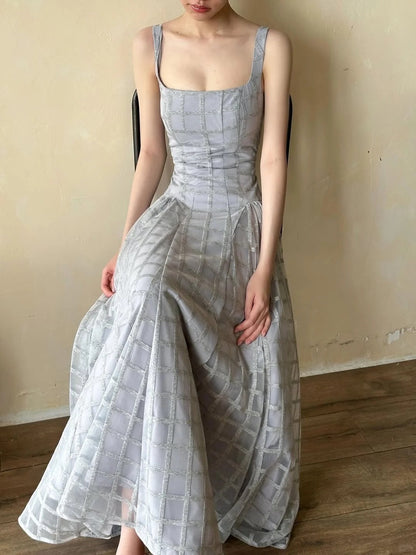 formaldressy--Light Blue Simple And Elegant Long Tulle Formal Prom Dress gh5605