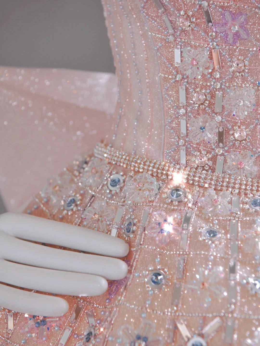 formaldressy-Pink Exquisite Beading Fashion Short Satin Homecoming Dress Birthday Party Dress gh5413