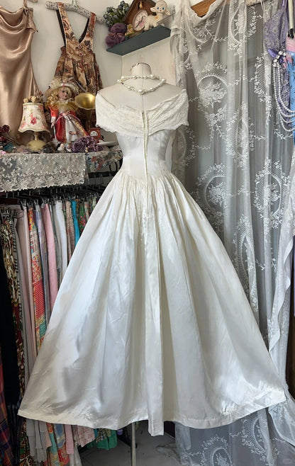 formaldressy-Ivory white floral long satin Prom dress evening dress birthday party dress gh5181