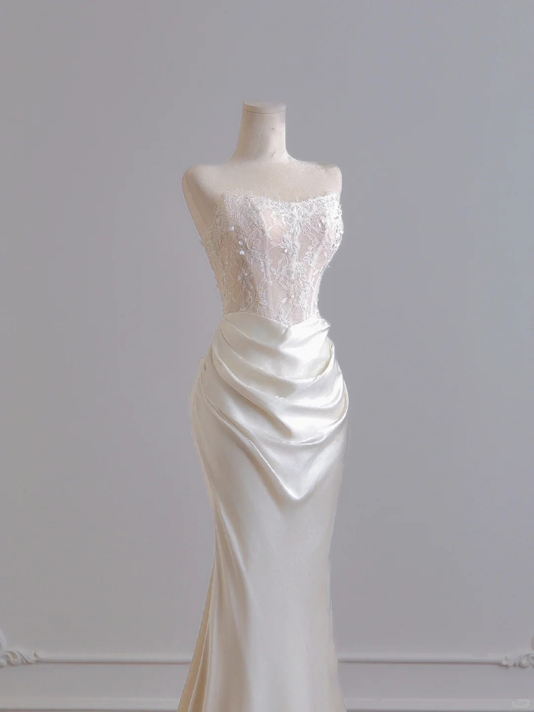 formaldressy--__xquisite lace long floor-length satin prom dress wedding dress gh5481