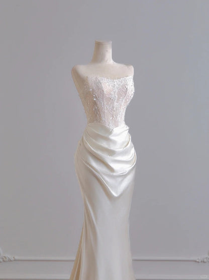 formaldressy--__xquisite lace long floor-length satin prom dress wedding dress gh5481