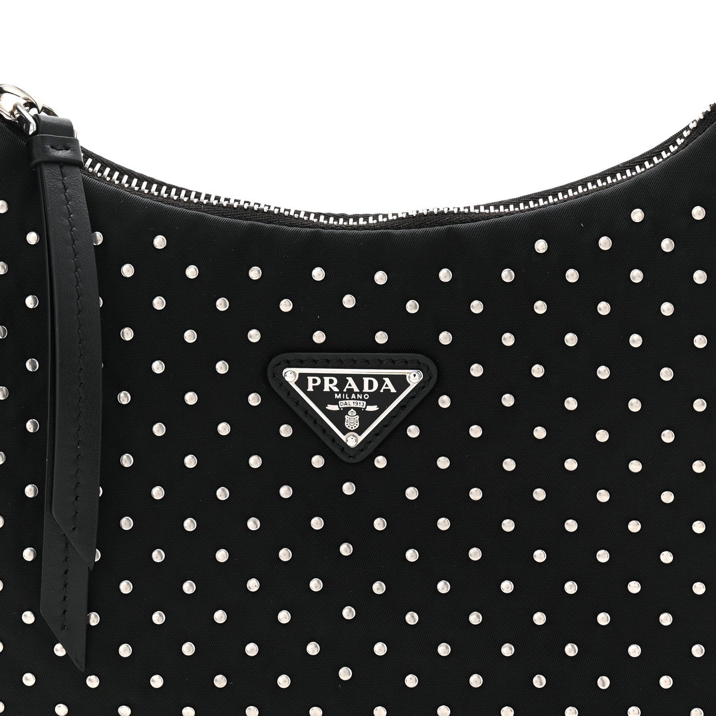 Re-Nylon Vela Studs Mini Re-Edition 2000 Bag Black