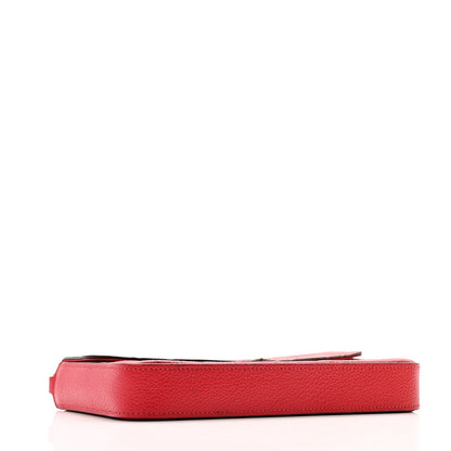 Empreinte Pochette Felicie Chain Wallet Scarlet