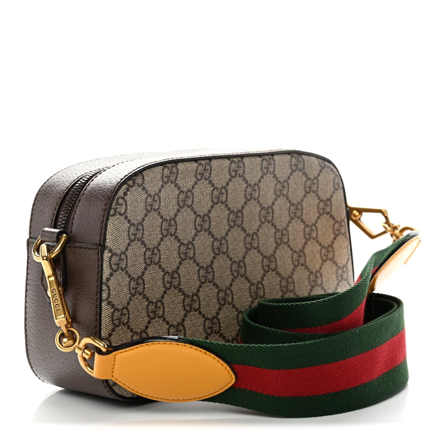 GG Supreme Monogram Web Neo Vintage Shoulder Bag Beige New Acero Crop