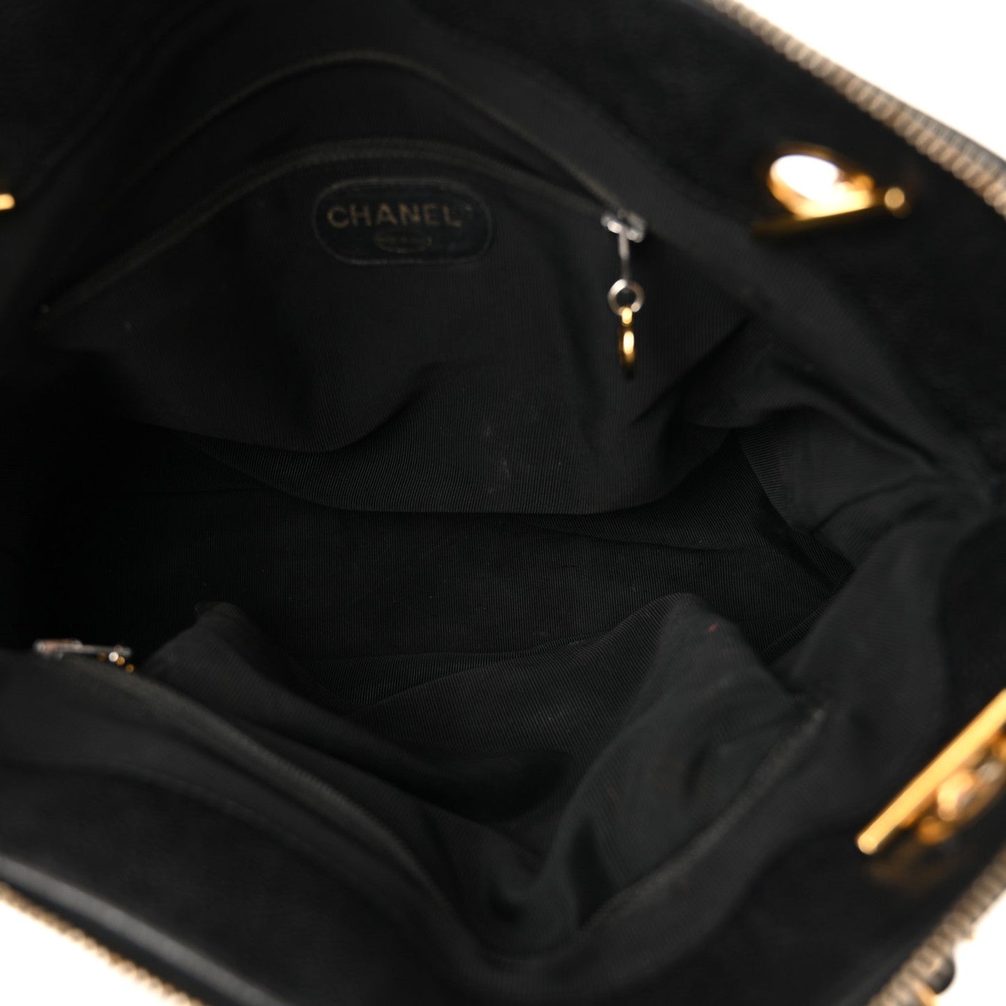 Caviar Triple CC Shoulder Bag Black