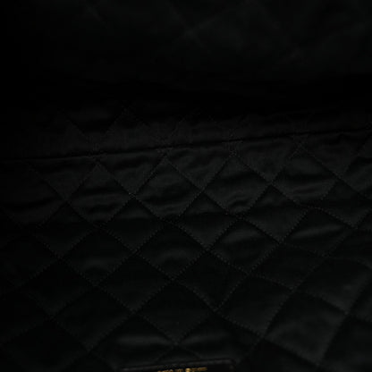 Shiny Calfskin Quilted Small Chanel 22 Black