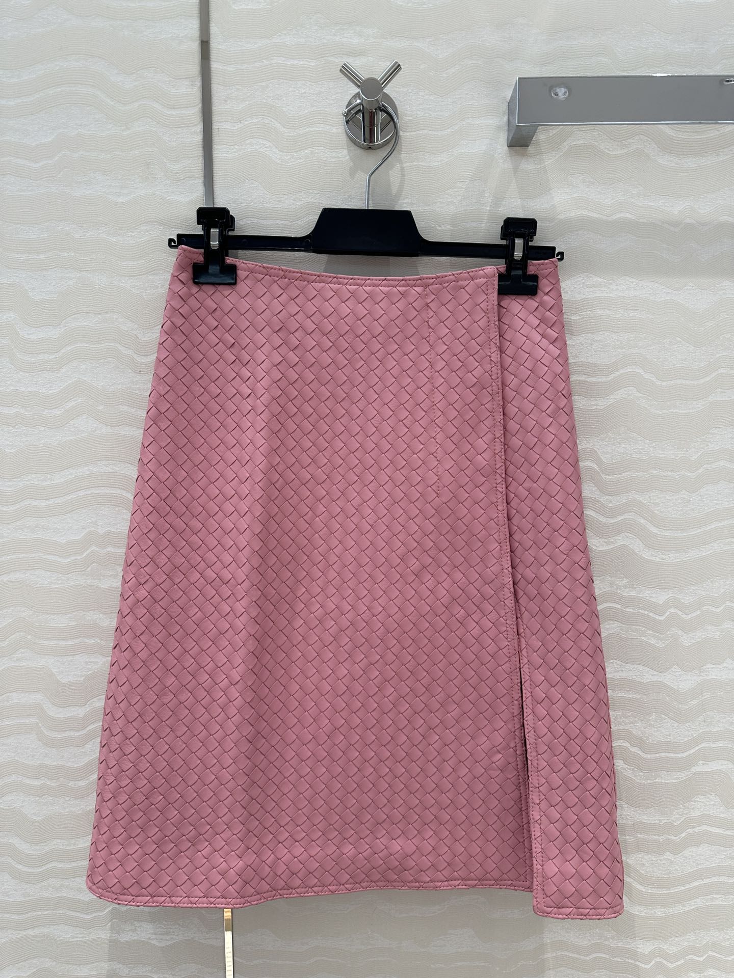 BV Skirt in Pink Lambskin