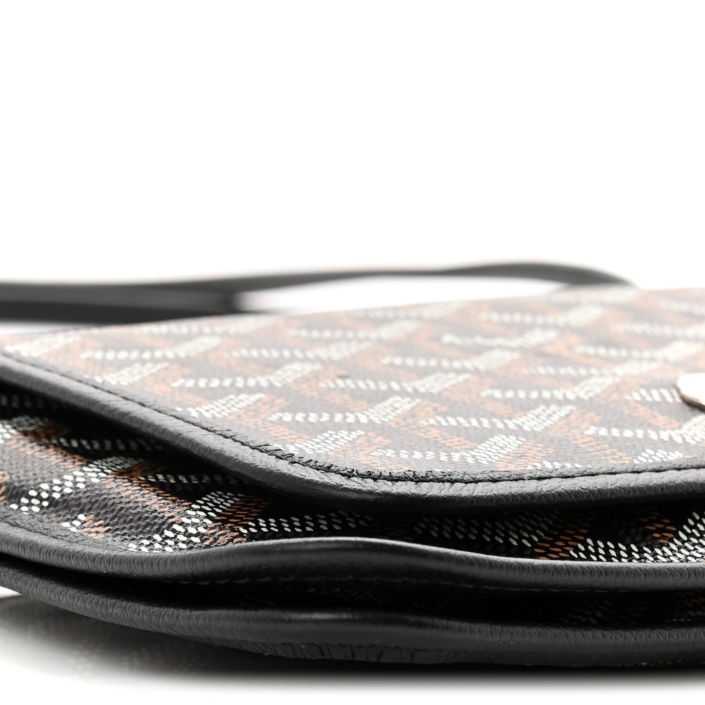 Goyardine Plumet Wallet Clutch Black