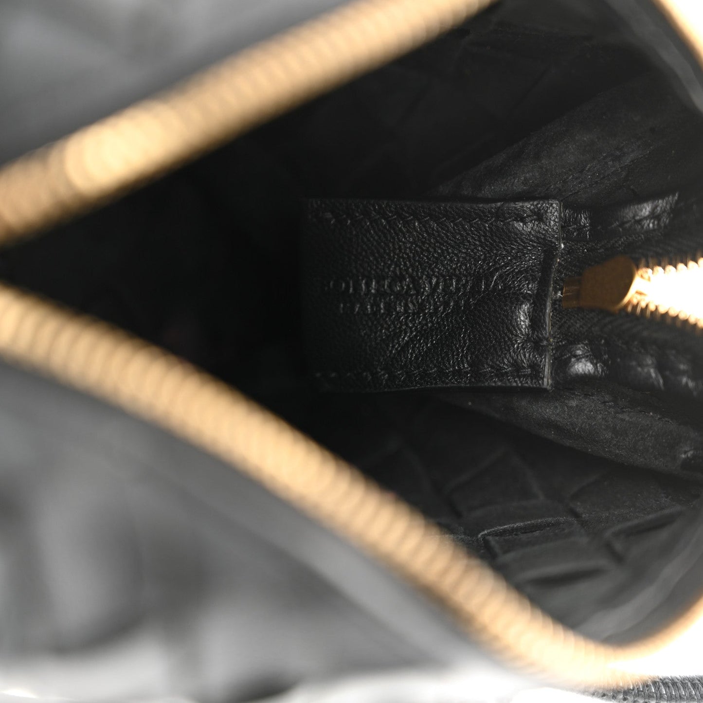 Nappa Intrecciato Mini Loop Camera Bag Black