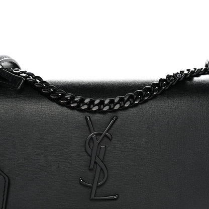 Calfskin Medium Monogram Monochrome Sunset Black