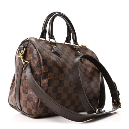 Damier Ebene Speedy Bandouliere 25