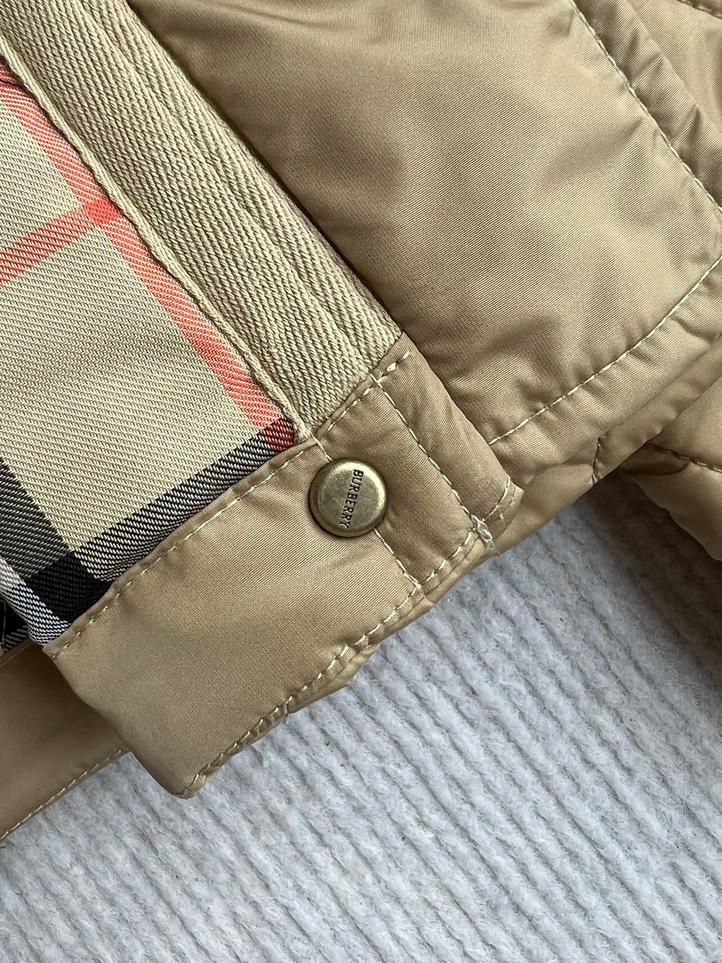 Bur 25 Quilted Jacket Dark Beige Polyester 300087