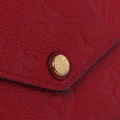 Empreinte Pochette Felicie Chain Wallet Scarlet