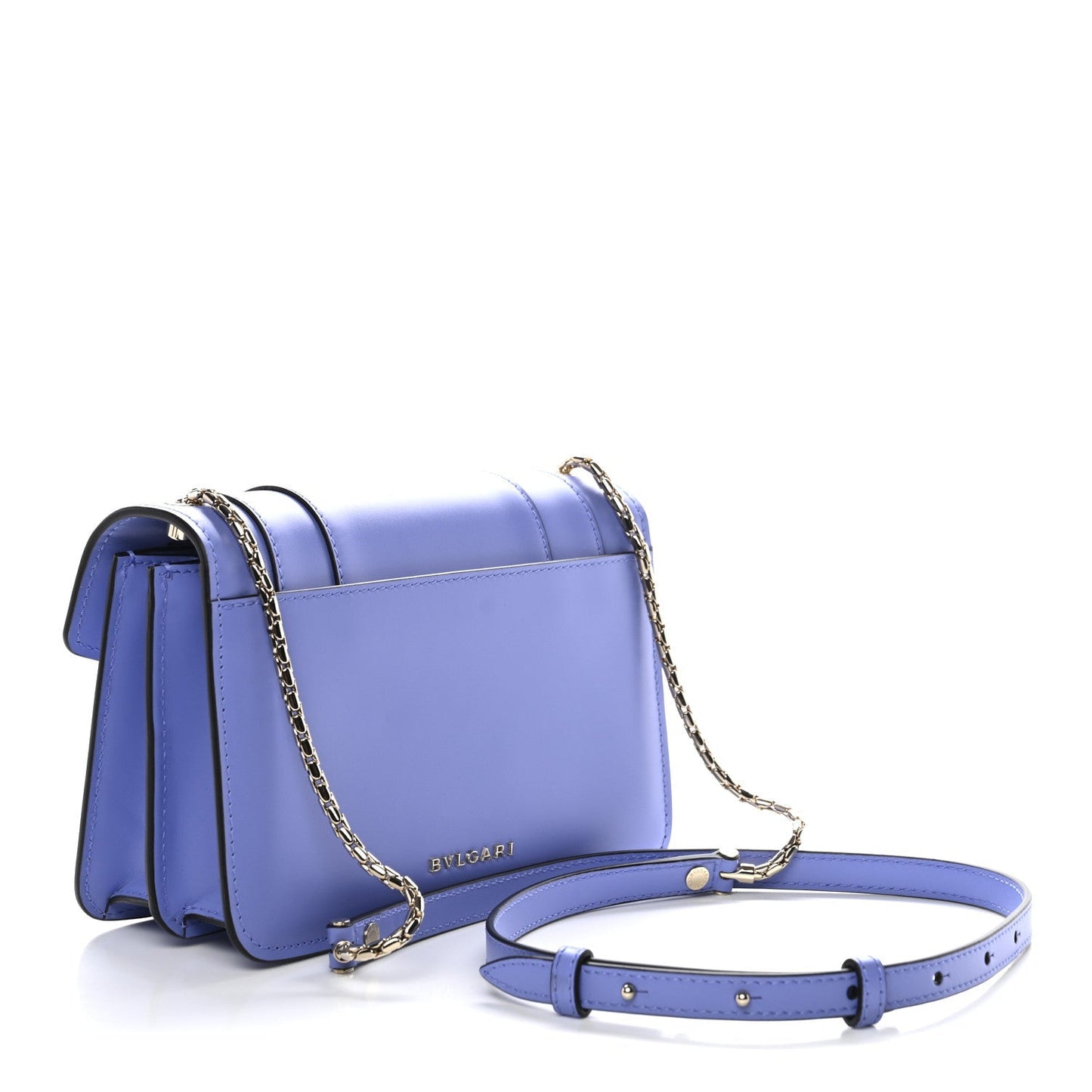 Calfskin Serpenti Forever Small Crossbody Bag Purple