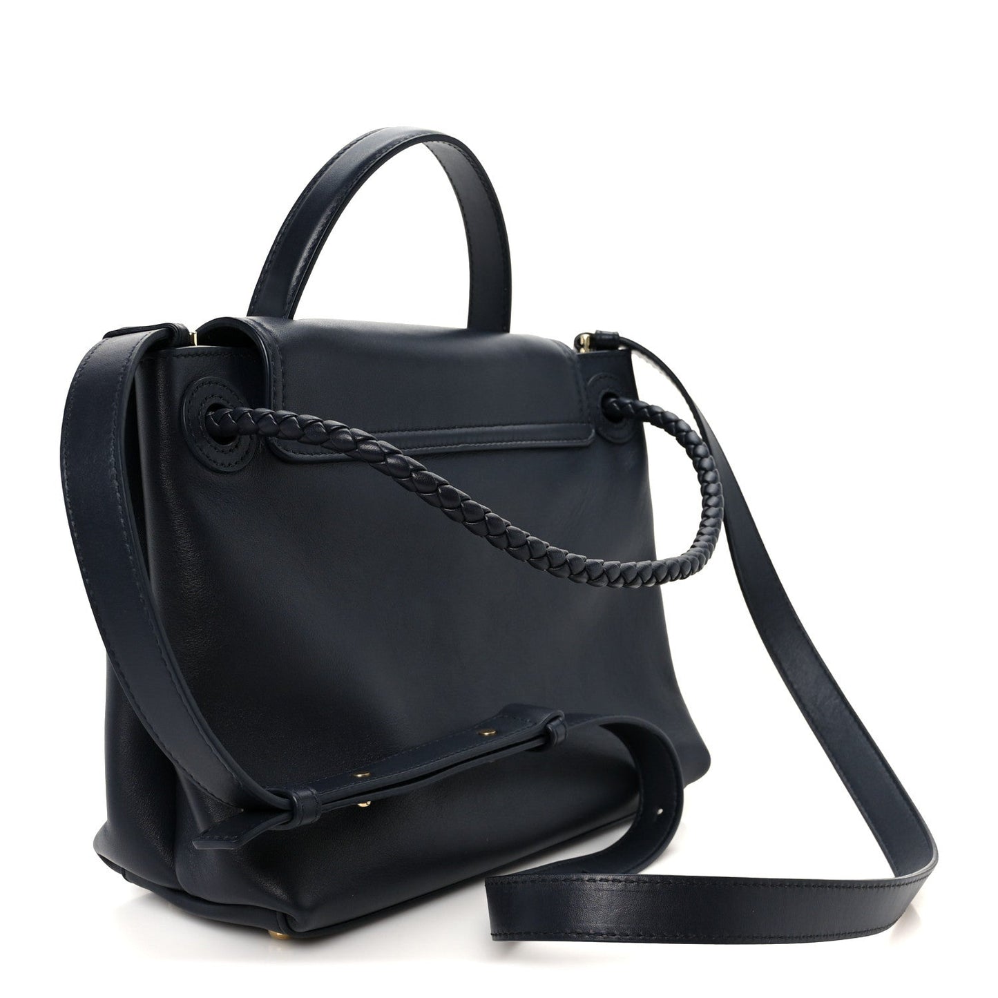 Silky Calfskin Small Ciao Ciao Black