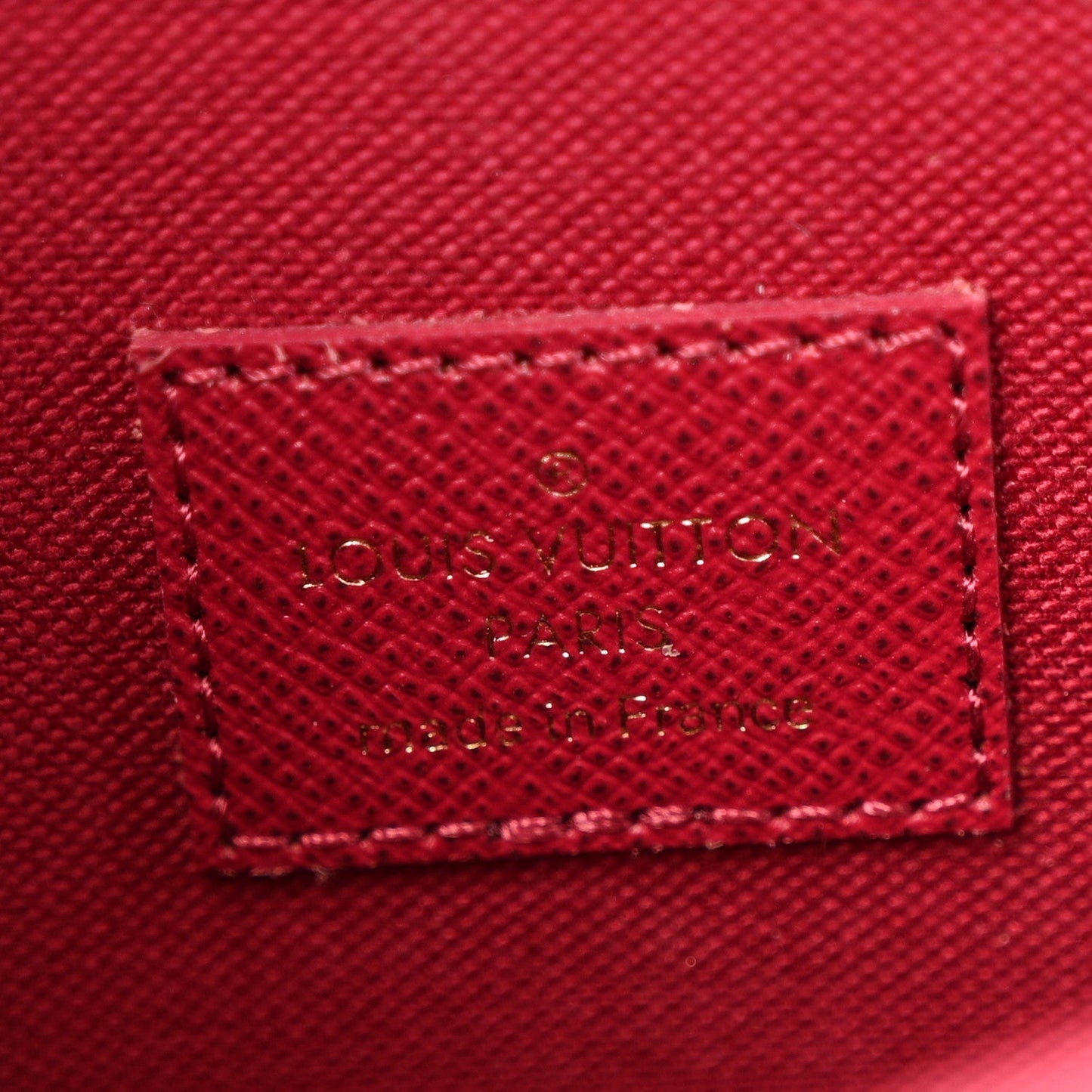 Monogram Pochette Felicie Chain Wallet Fuchsia