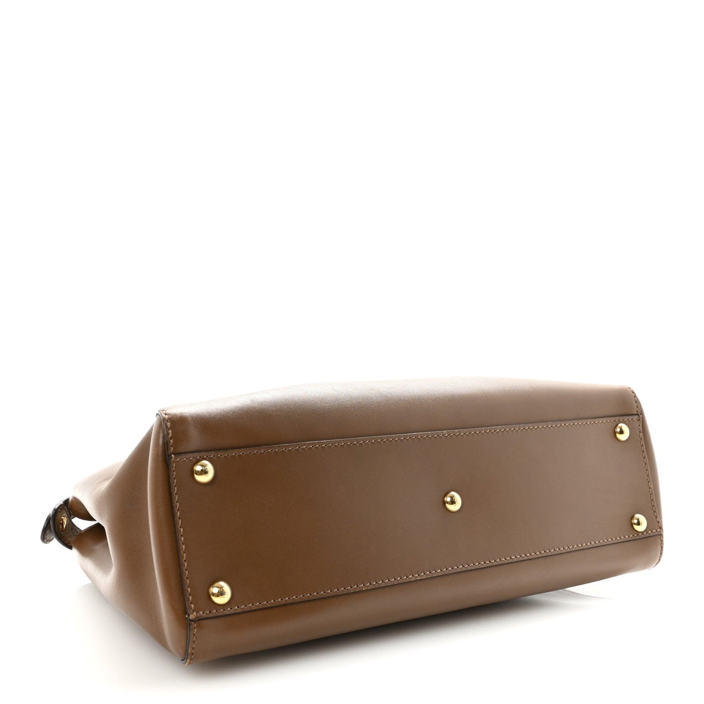 Vitello Morgan Fabric Jacquard Pequin Medium Peekaboo Iconic Satchel Foresta Tobacco Black