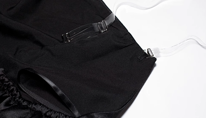 Small dress black dress tube top short skirt irregular cake skirt tutu skirt R0005