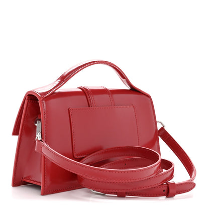 Glazed Calfskin Le Grand Bambino Red