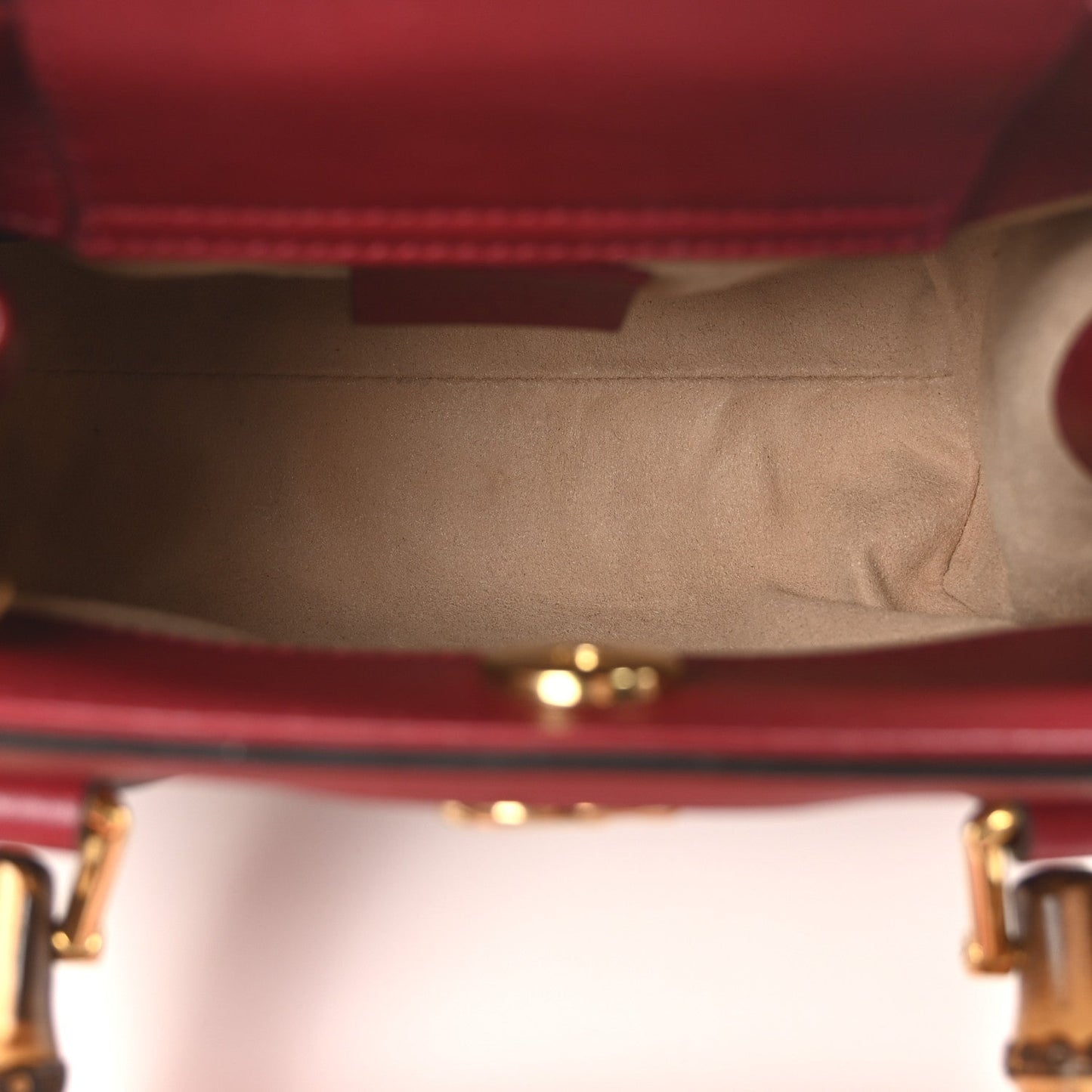 Wonka Grain Calfskin Mini Diana Tote Bag Dark Red Orange Fluo