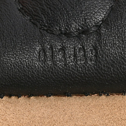 Calfskin Hammock Slice Bag Black