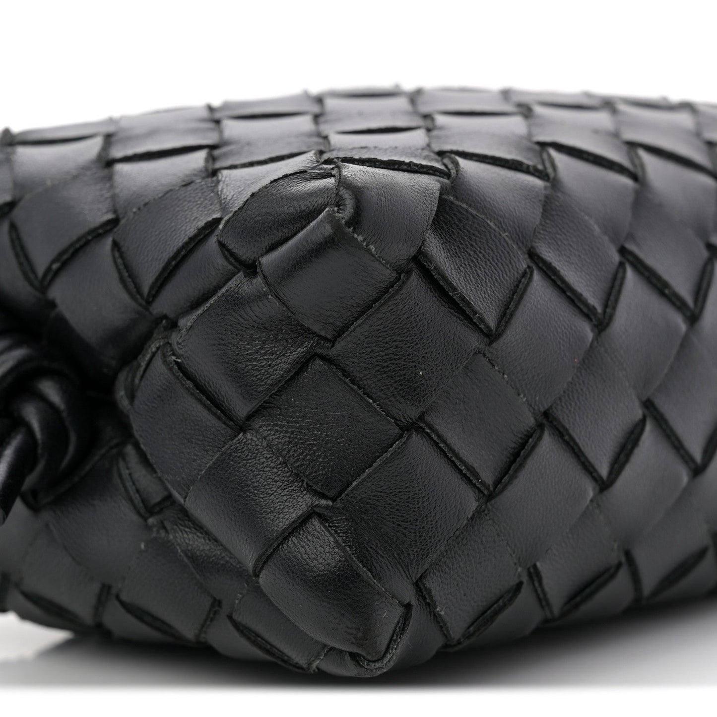 Nappa Intrecciato Mini Loop Camera Bag Black