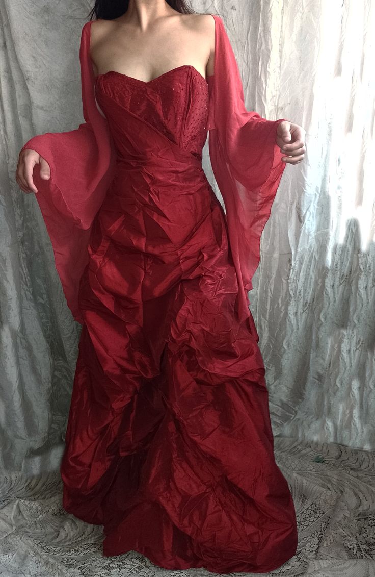 formaldressy--Red Simple Stylish Floor-Length Prom Dress gh5672