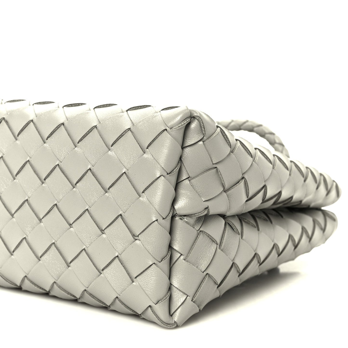 Nappa Intrecciato Small Andiamo Shoulder Bag Sterling