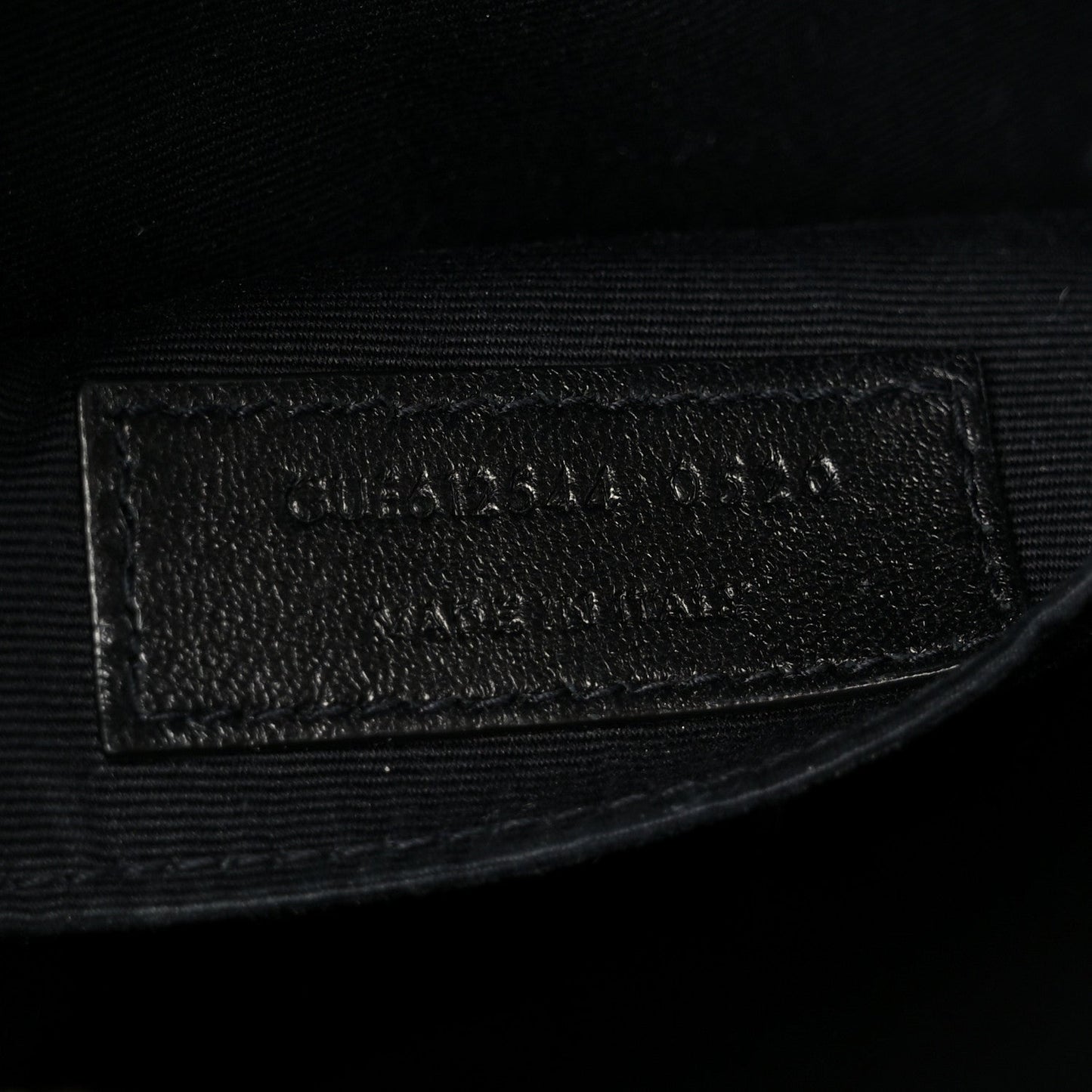 Calfskin Matelasse Monogram Lou Camera Bag Black