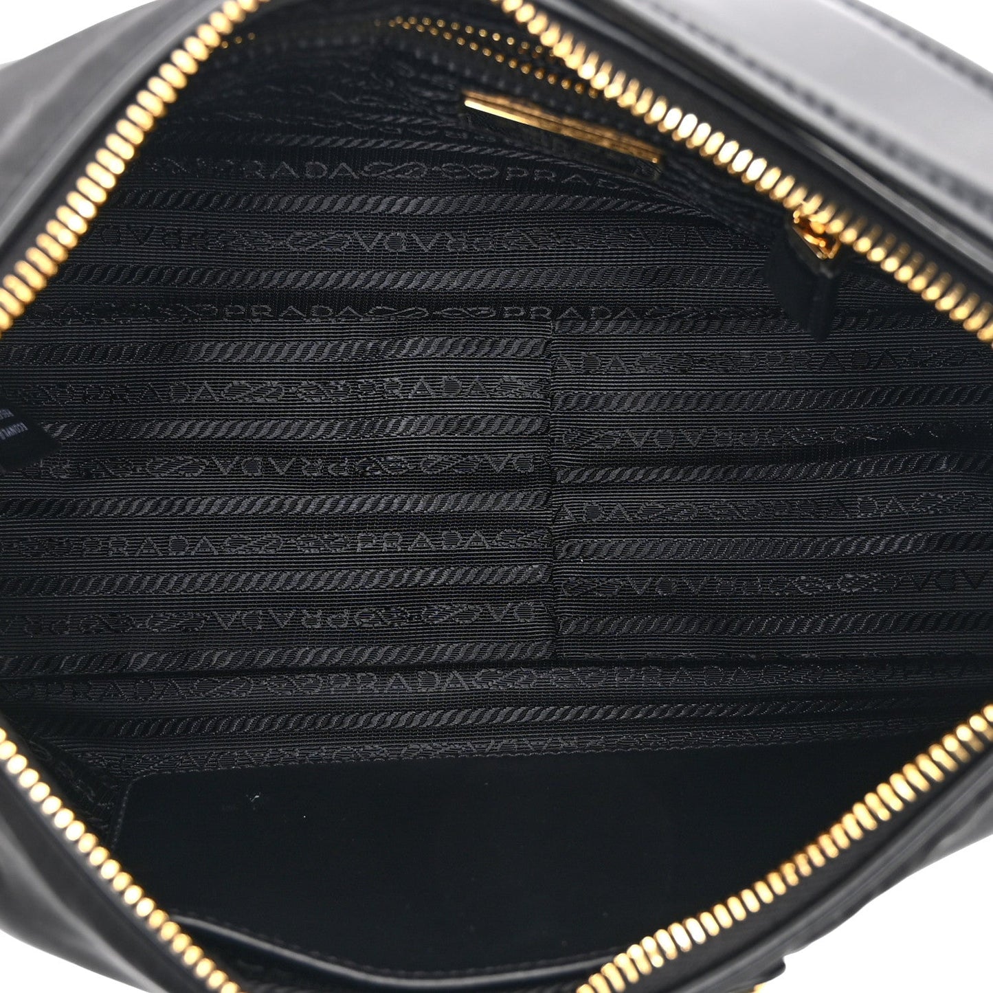 Re-Nylon Vitello Large Aimee Shoulder Bag Black