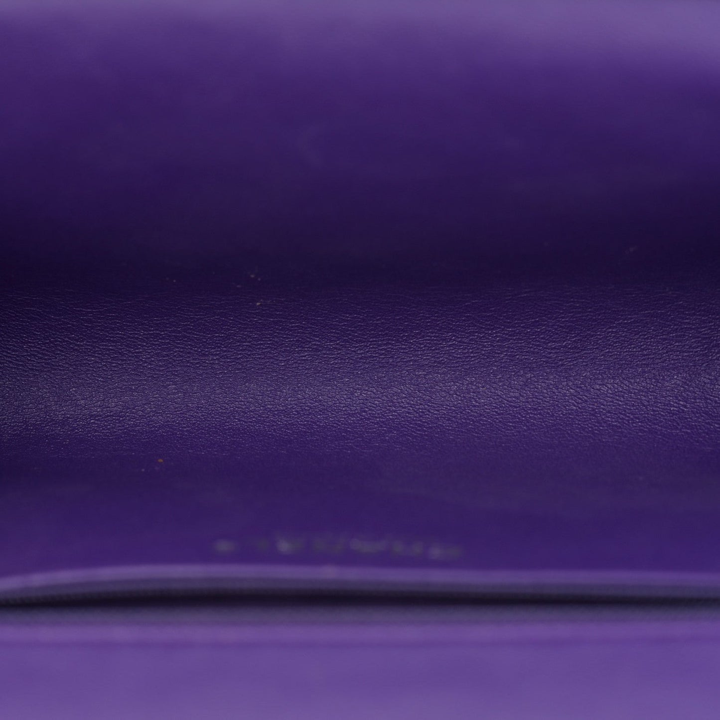 Patent Quilted Timeless Clutch Purple