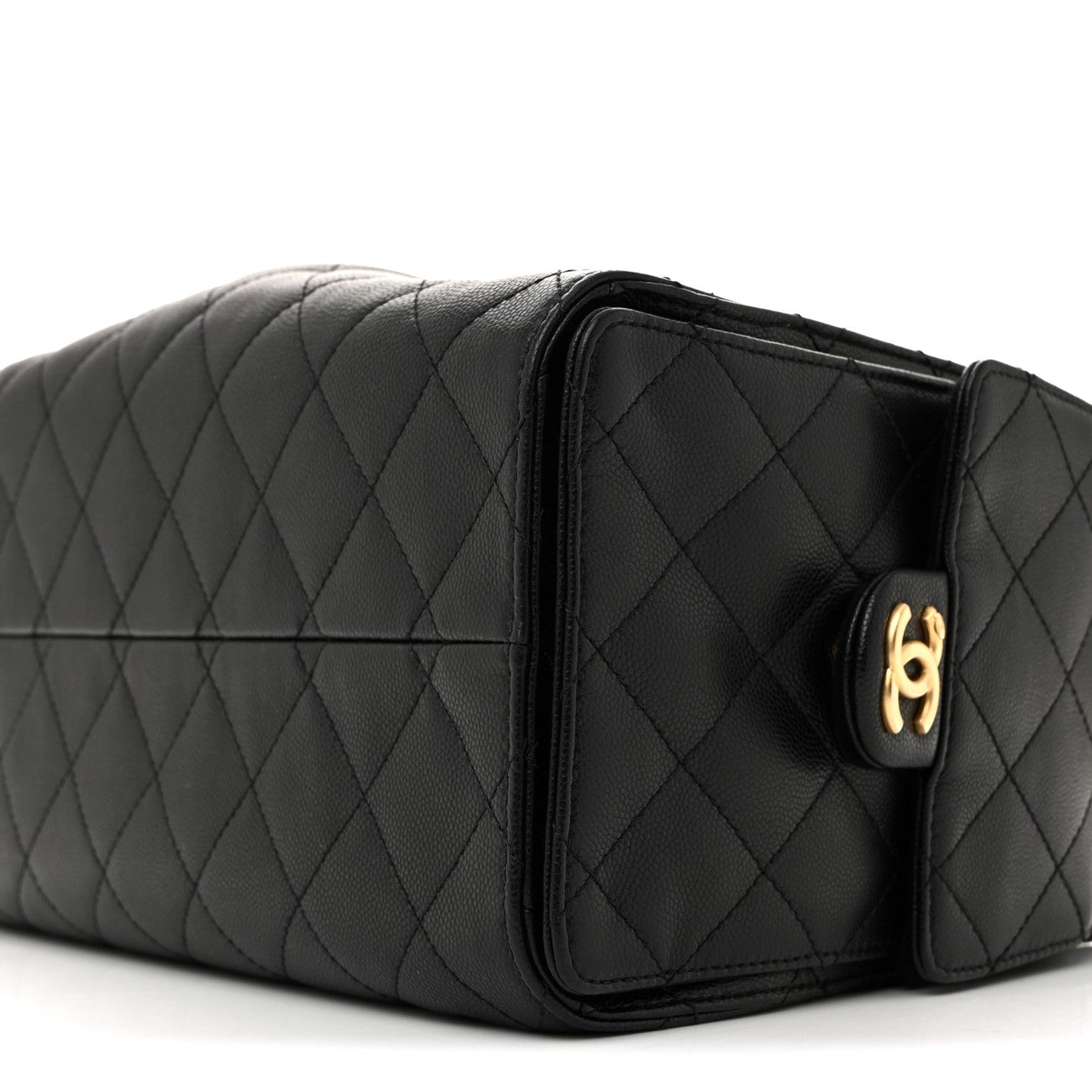 Caviar Quilted Small Chanel 25 Handbag Black