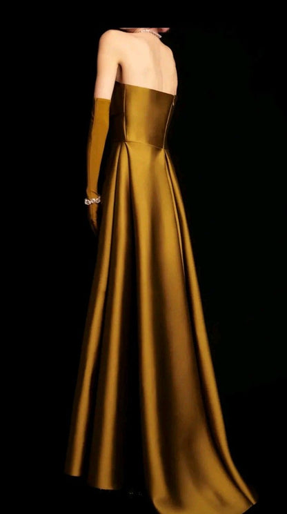 formaldressy-Tight elegant satin long evening gown prom dress tight dress gh5763