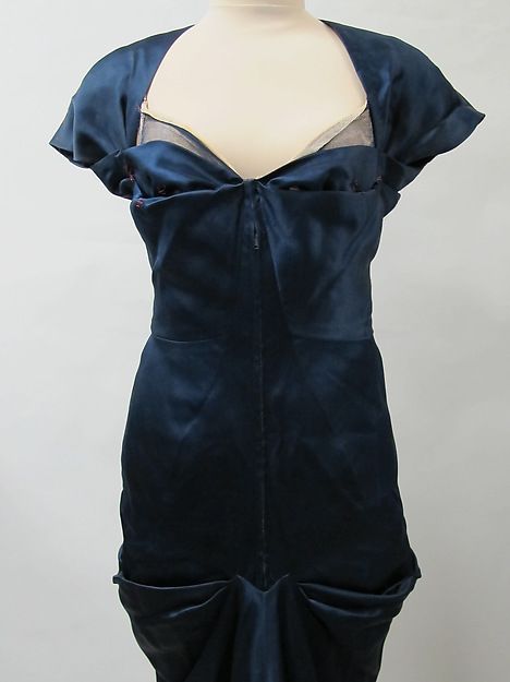 formaldressy-Navy blue simple and fashionable long satin floor-length prom dress evening dress graduation dress gh5198