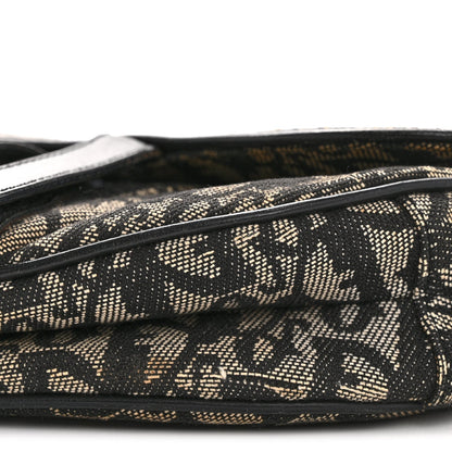 Monogram Saddle Bag Black