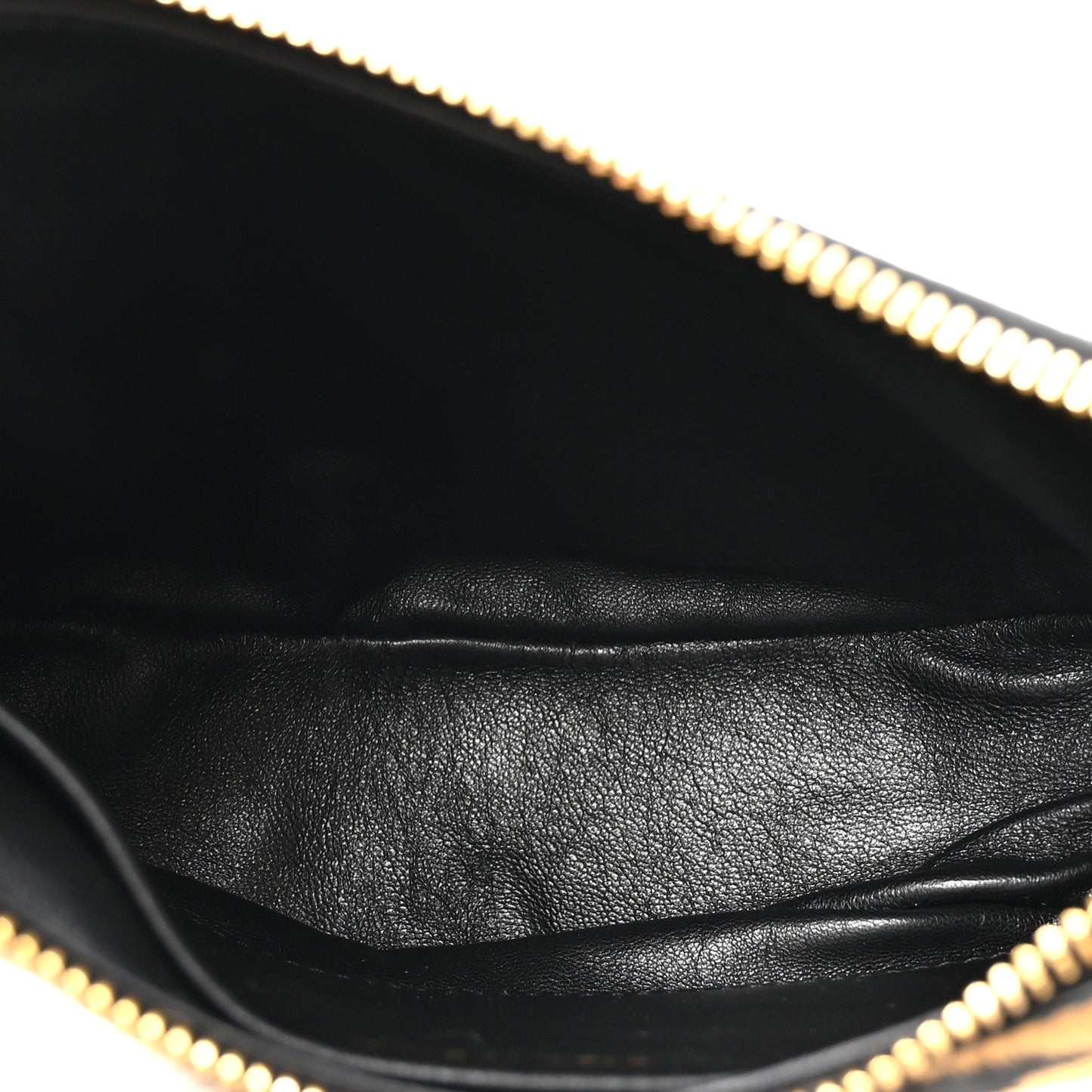 Calf Hair Leopard Print Arque Shoulder Bag Honey