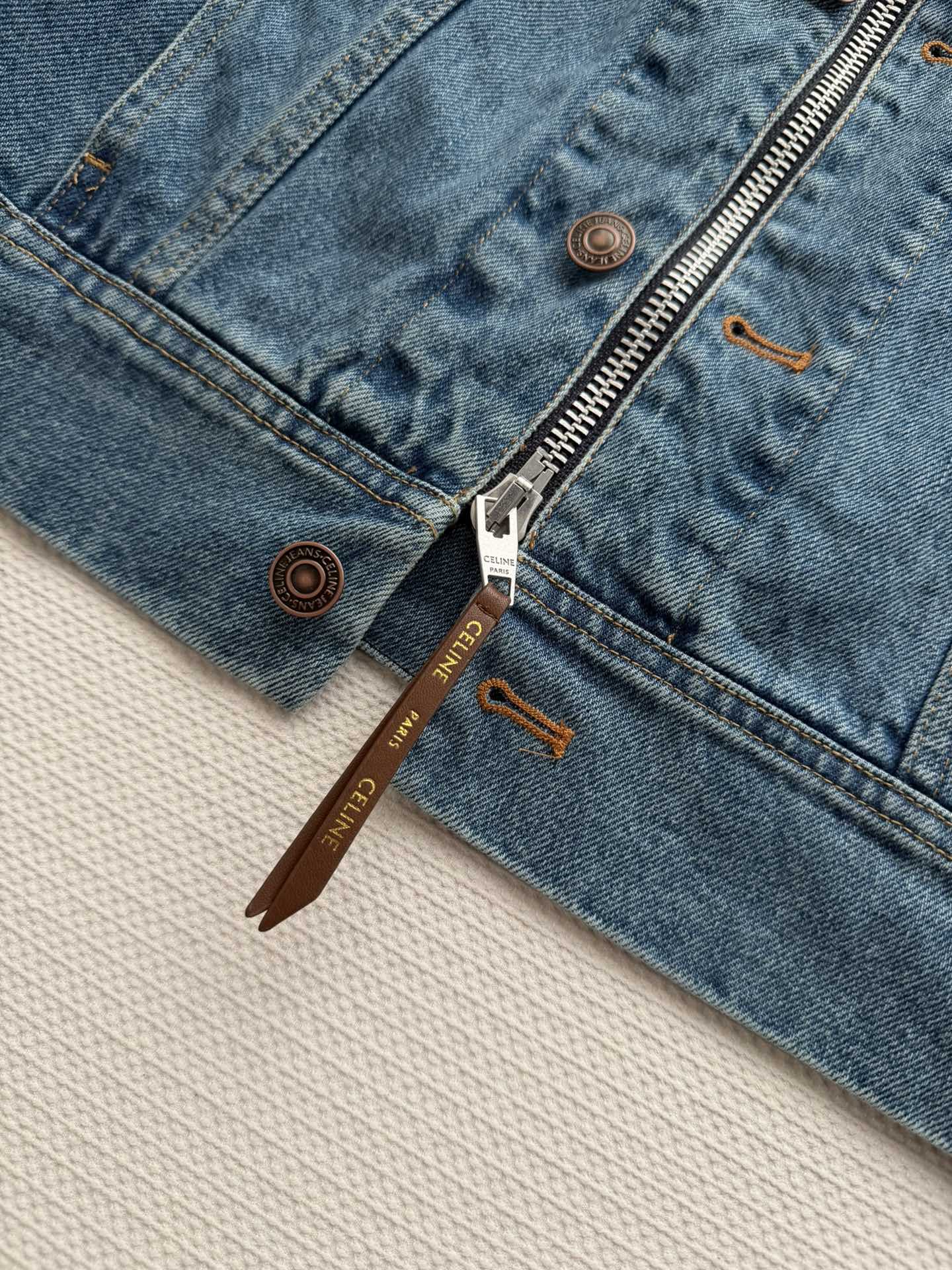 Celine 26SS Blue Denim Jacket 882445