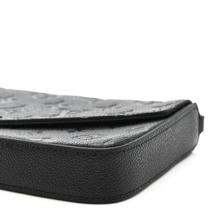 Empreinte Pochette Felicie Chain Wallet Black