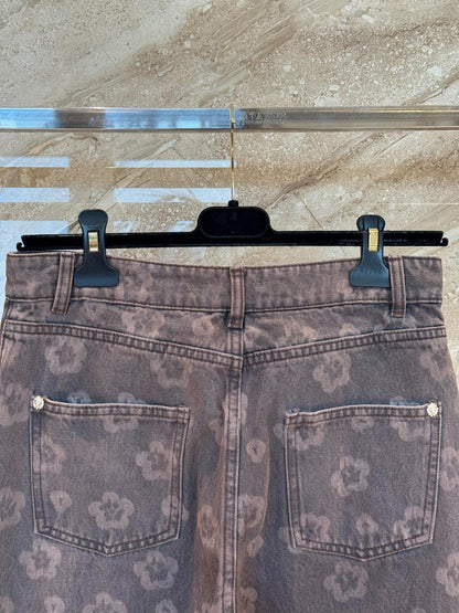 CHANEL 25S RETRO FLORAL JEANS 316