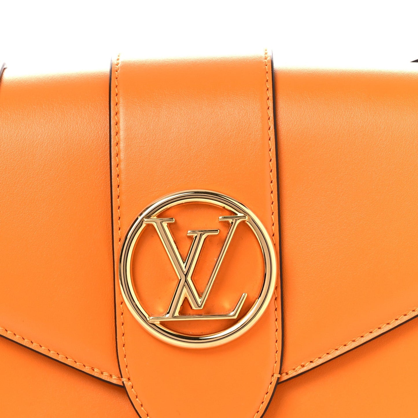 Smooth Calfskin LV Pont 9 Summer Gold