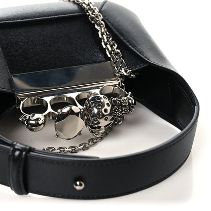 Calfskin Mini The Jeweled Hobo Black